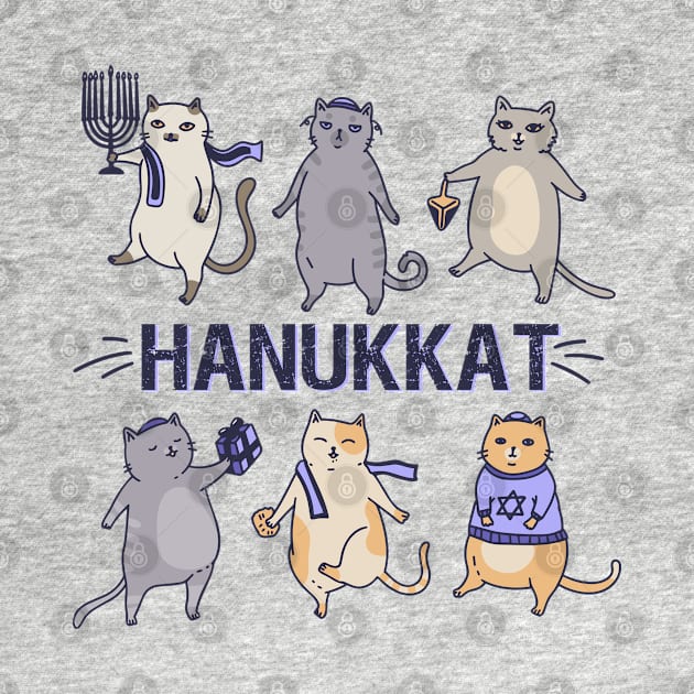 Hanukkat Hanukkah Meowzel Tov by JanaeLarson